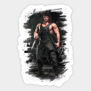 Mortal Kombat 11 Rambo Print - 57212055 Sticker